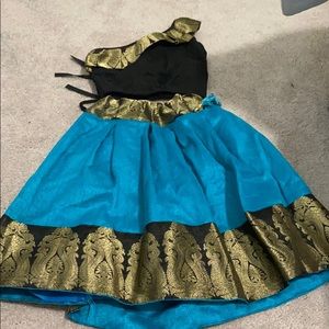 Kids Bollywood two piece outfit